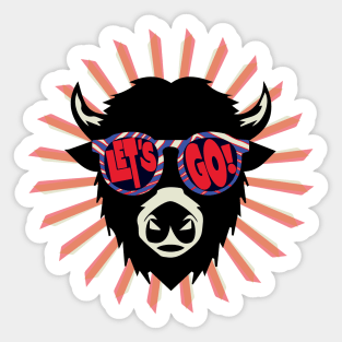 Let's go Buffalo Sticker